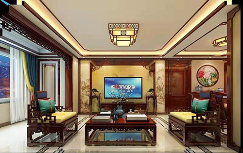 南京住宅新中式风格装修，尽显奢华品味