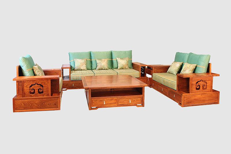 南京中式实木沙发简直太美了