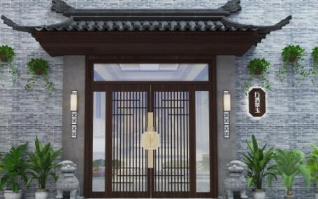 南京您是否了解不同形式的中式门头设计要点？